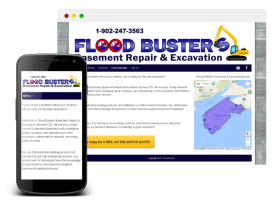 I designed a website with WordPress to the specifications of the client. In addition to contact forms, information on services, there is a quote request form and an interactive map displaying Flood Buster’s service areas.